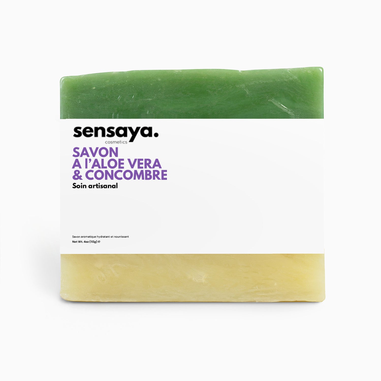 Savon à l'aloe vera et concombre