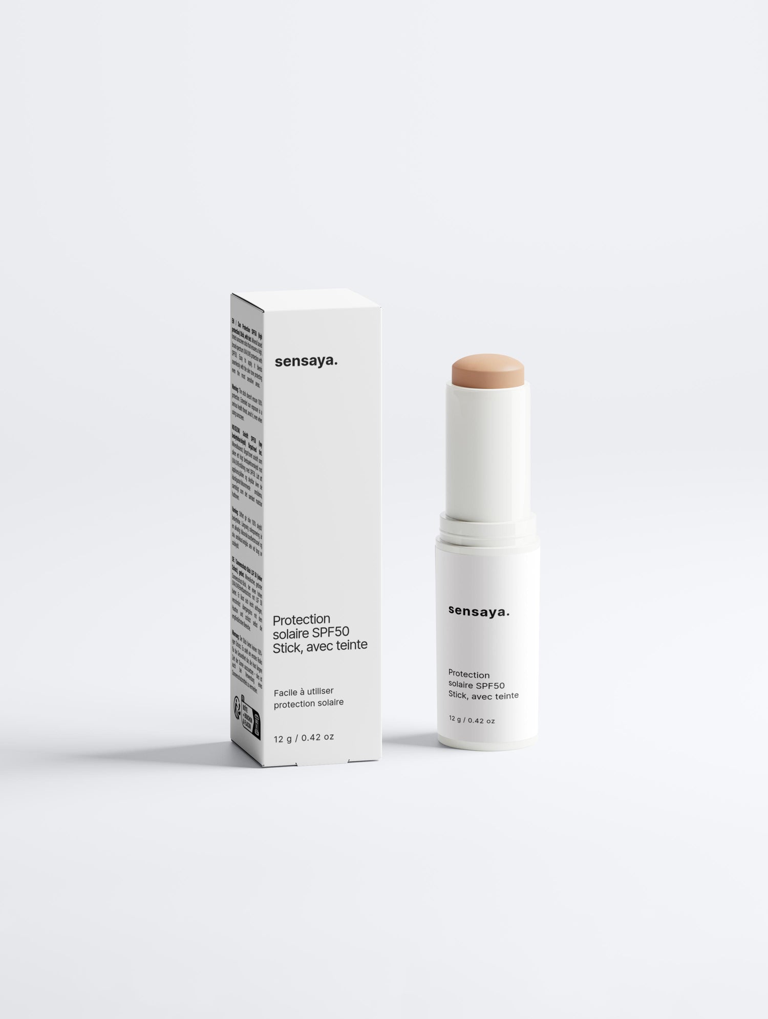 Protection solaire SPF50 Stick, avec teinte