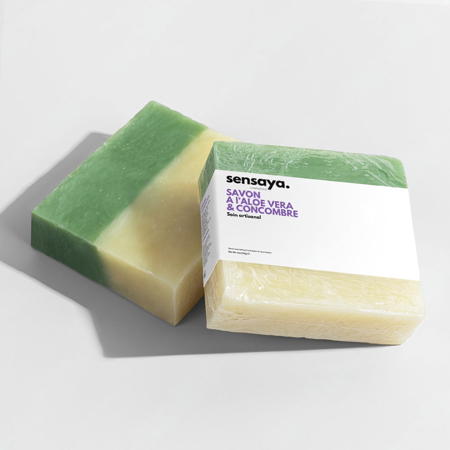Savon à l'aloe vera et concombre